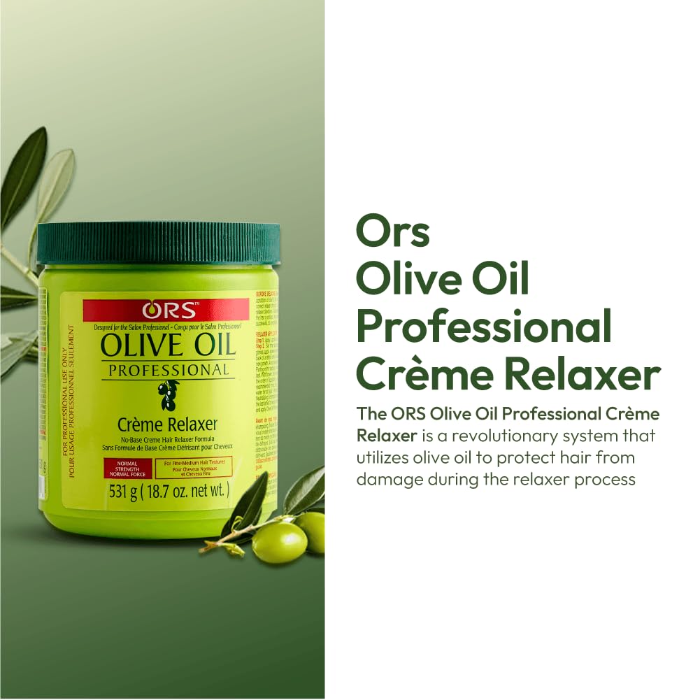 ORS before and after hair results showing smoother, shinier strands