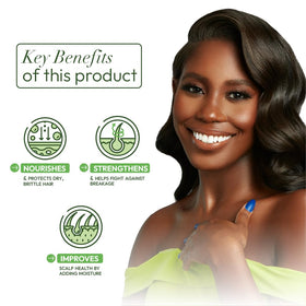 ORS cream applied in wet hair during styling to smooth frizz and add lasting shine