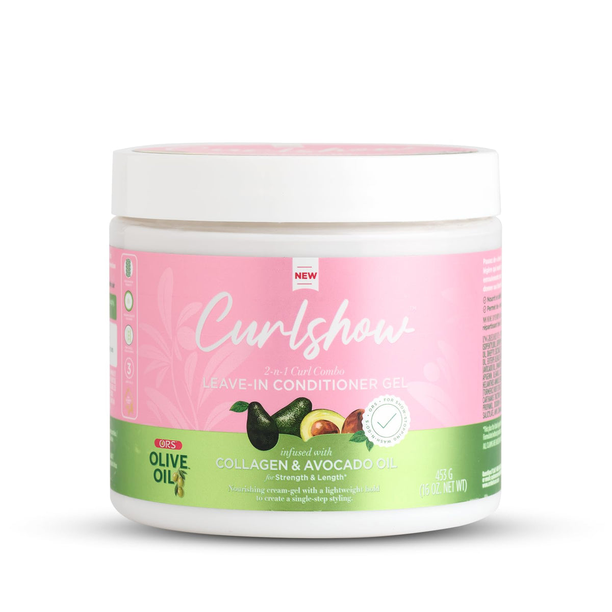 ORS front packaging showing product and benefits for defined curls