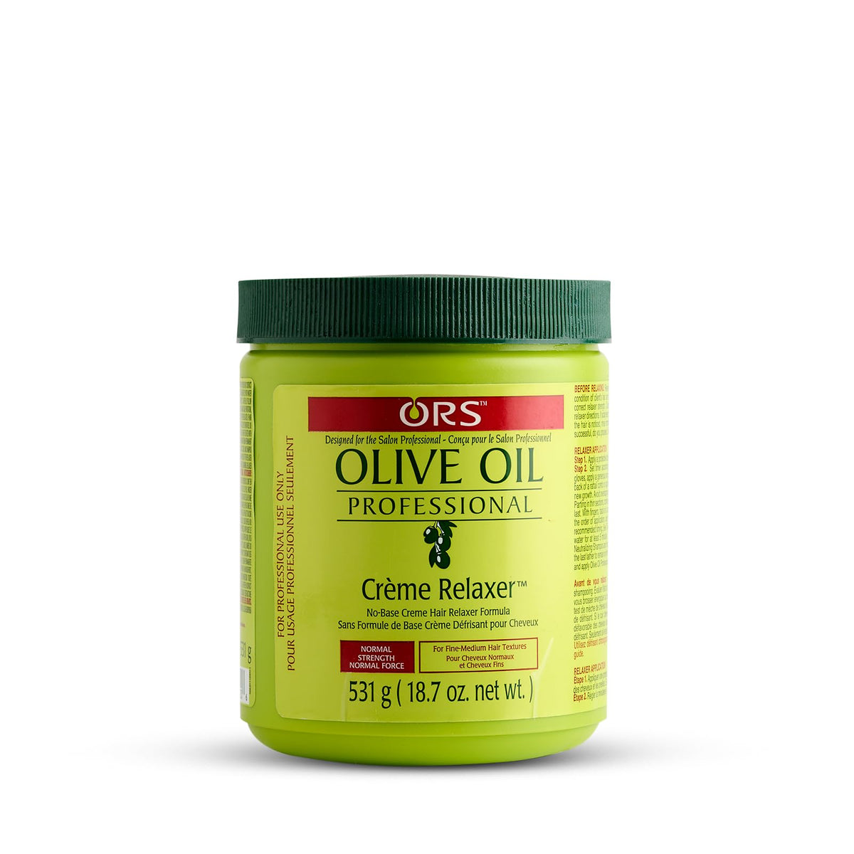 ORS front packaging showing jar and easy-to-read label, adds clarity to purchase