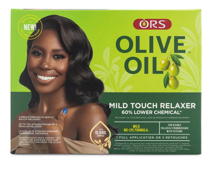 ORS front packaging showing product branding and mild no-lye claim for gentle care
