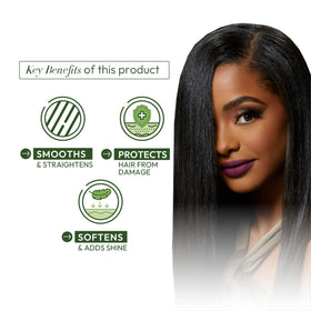 ORS close-up of creamy relaxer texture demonstrating rich conditioning