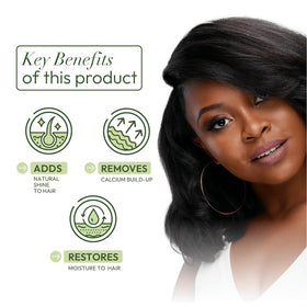 ORS shampoo texture pouring from bottle for easy lathering benefit