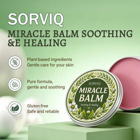 Orvyla Skin open jar texture close-up highlighting smooth balm and easy spreadability