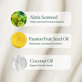 OSEA application on leg illustrating smooth, hydrated skin finish