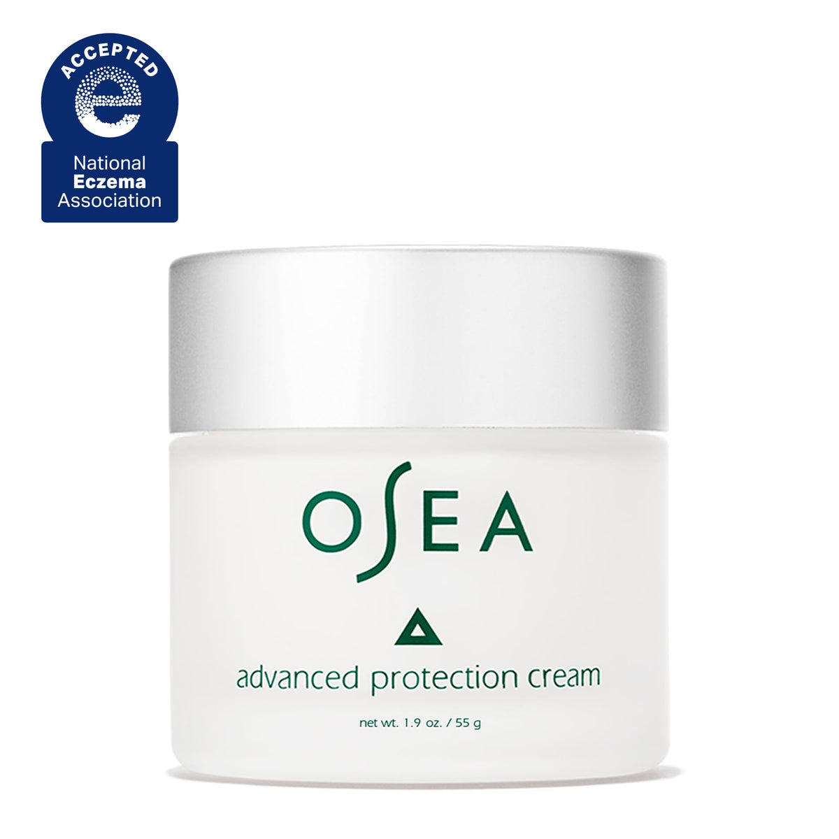 OSEA cream texture close-up showing smooth richness and absorbency benefit