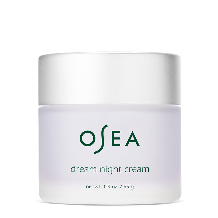 OSEA front jar view showing packaging and restful benefit