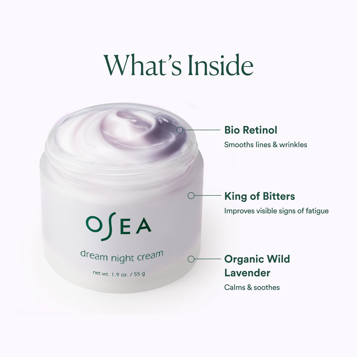 OSEA label close-up highlighting bio-retinol and ingredient clarity