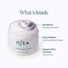 OSEA label close-up highlighting bio-retinol and ingredient clarity