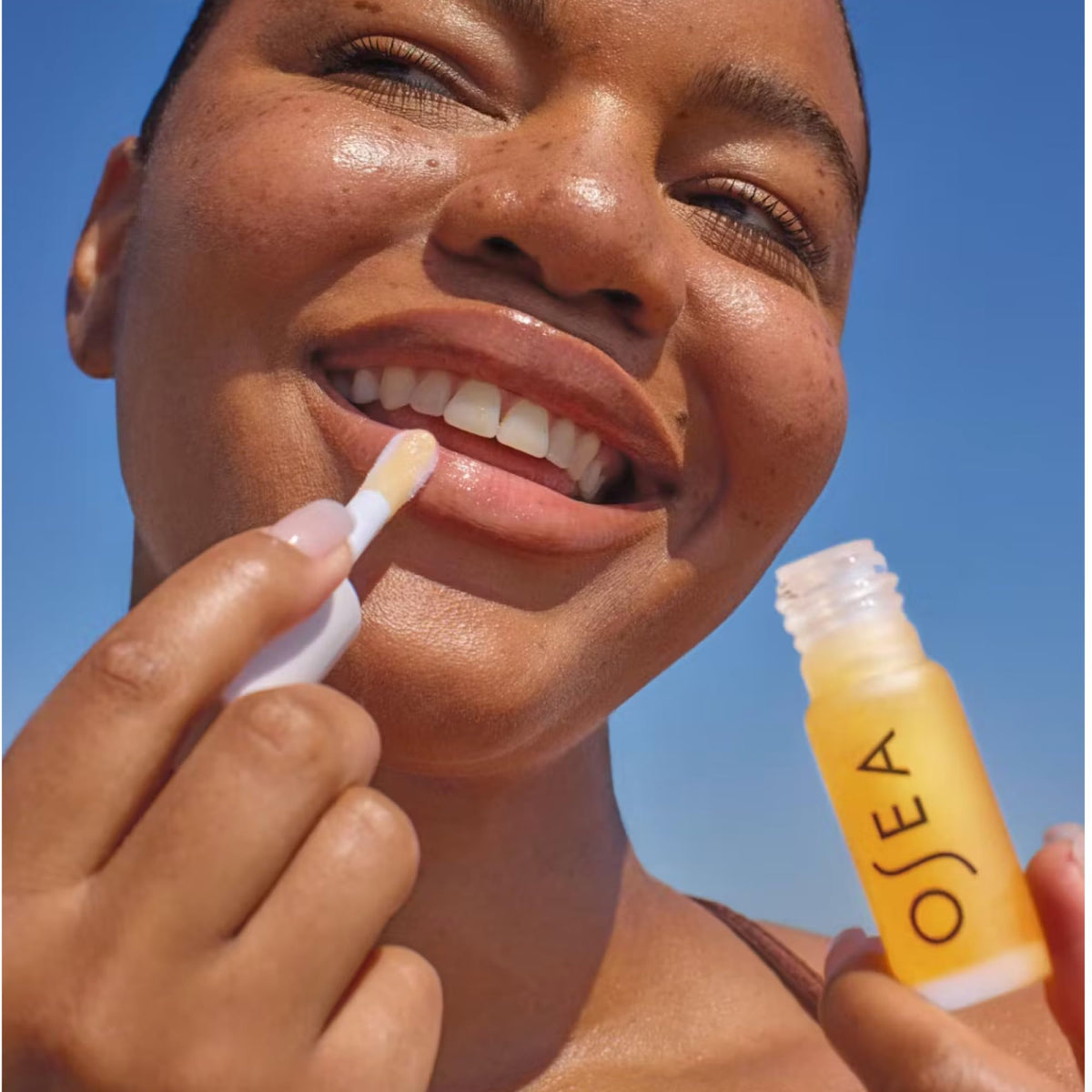 OSEA applicator close-up demonstrating plush tip for precise application