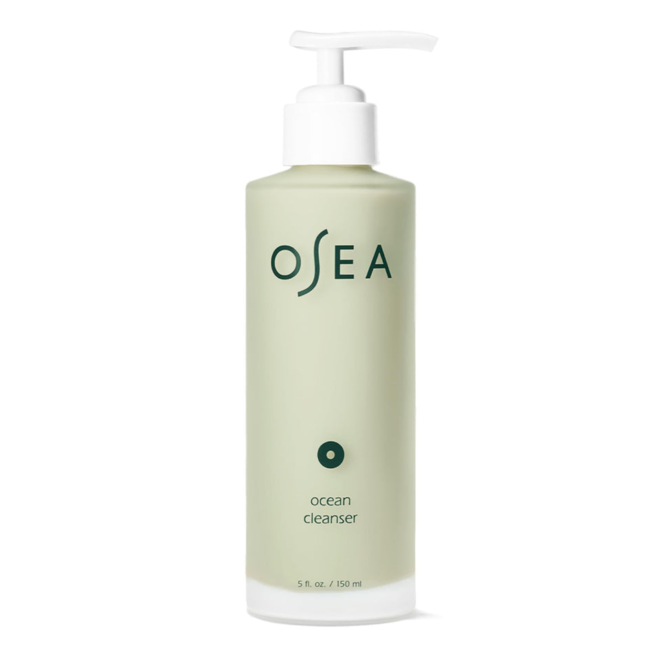 OSEA front packaging showing the 5 oz cleanser and clean-beauty branding