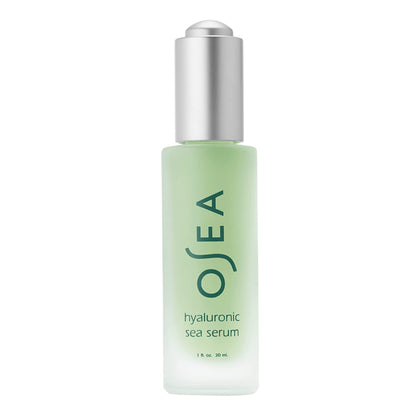 OSEA front bottle shot showing clean packaging and product clarity benefit