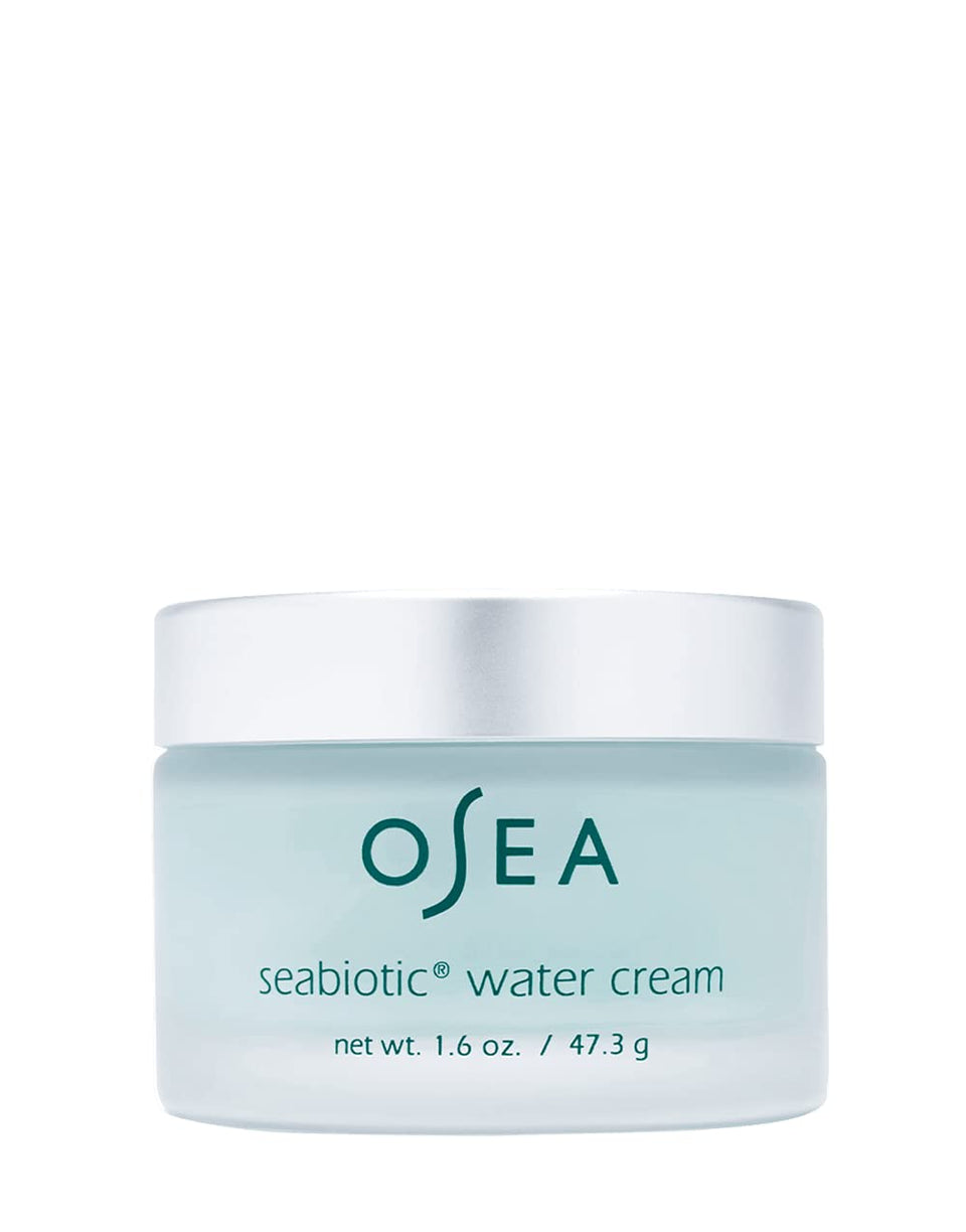 OSEA Seabiotic Water Cream front packaging showing product and size