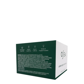 OSEA label and recyclable jar detail showing eco-conscious packaging benefit