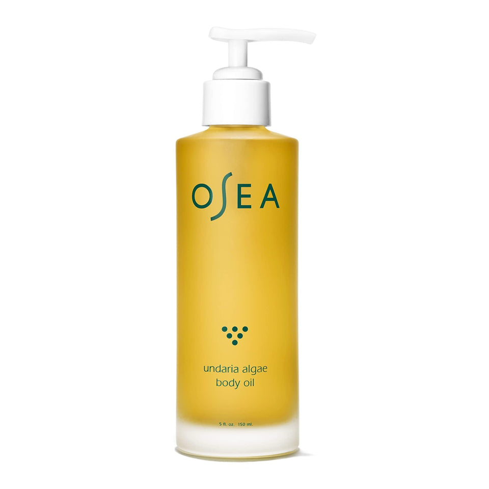 OSEA bottle front packaging showing label and 5 oz size benefits