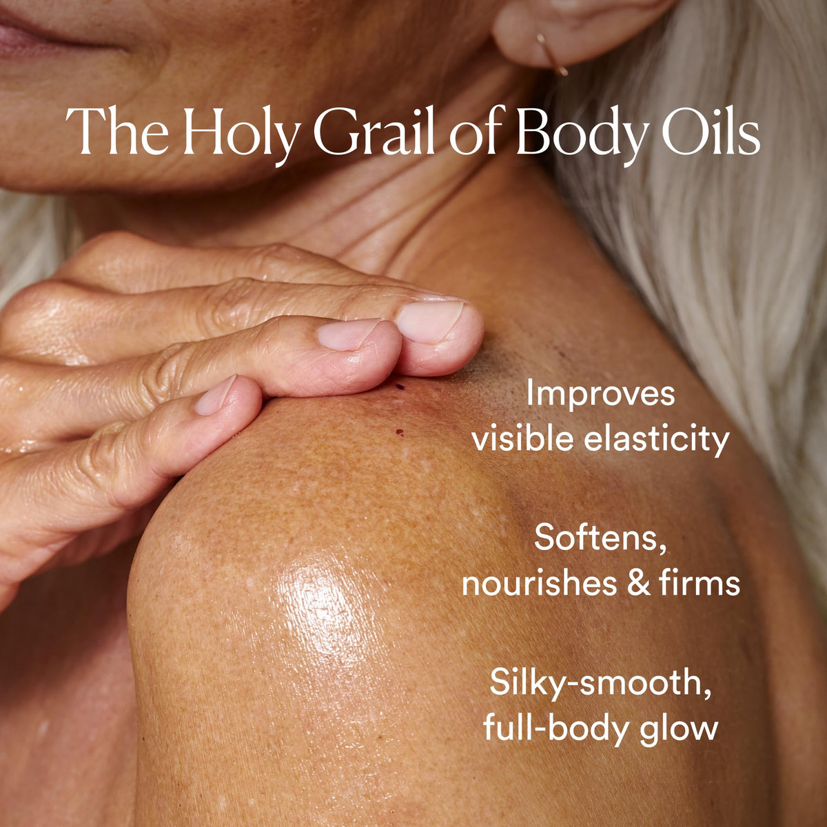OSEA oil in hand being massaged for instant hydration benefits