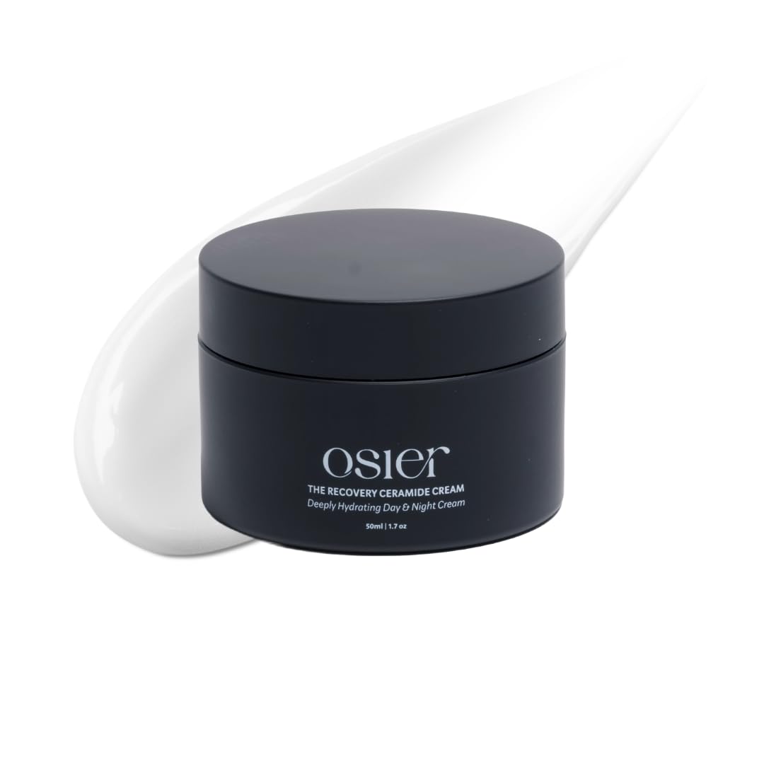 Osier front jar shot showing clean packaging and moisturizing benefits
