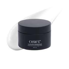 Osier front jar shot showing clean packaging and moisturizing benefits