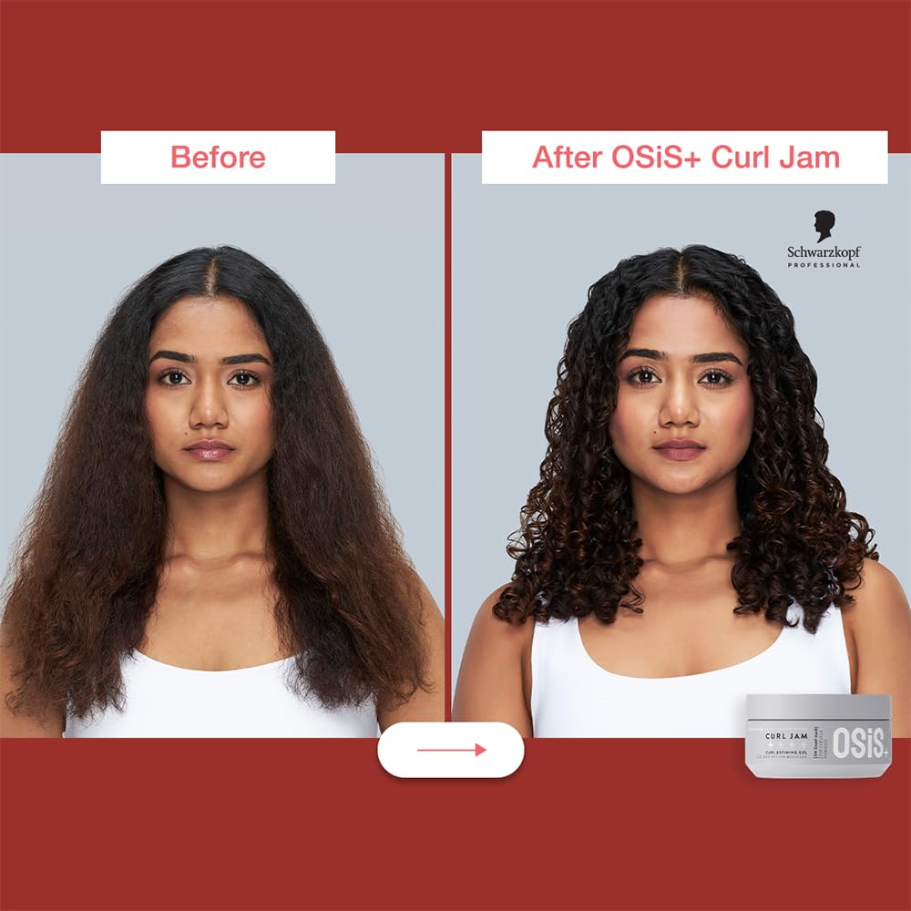 Using a diffuser with OSiS+ Curl Jam to boost volume and curl definition