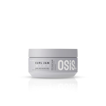 OSiS+ jar front view showing label and 5oz size, clear product identity