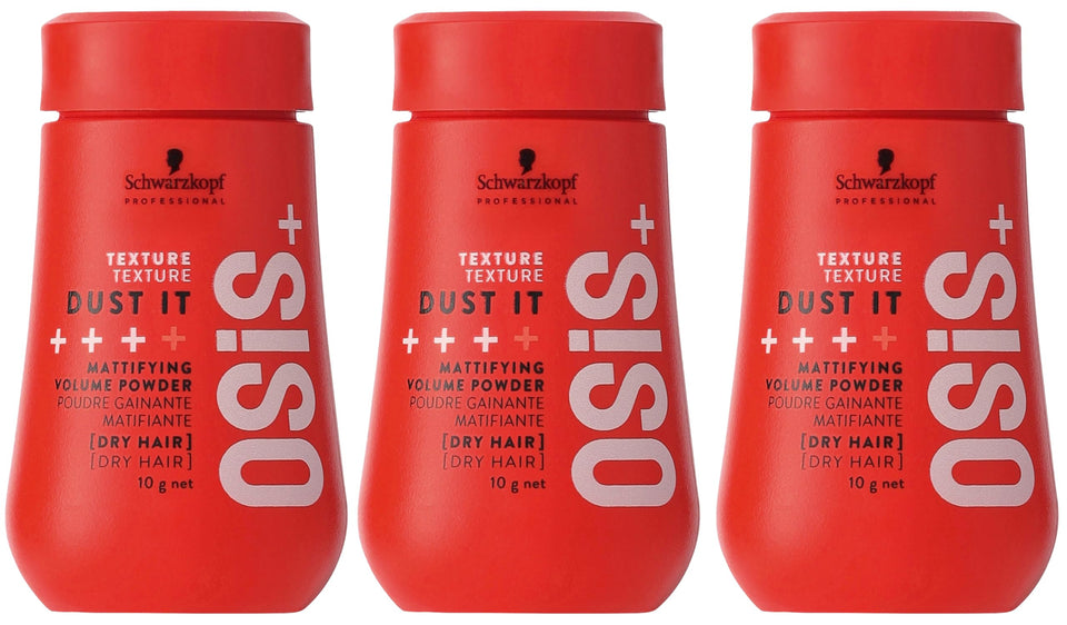OSiS+ front packaging showing compact mattifying powder and branding benefit