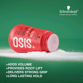 OSiS+ open sifter top revealing controlled dispensing for easy application