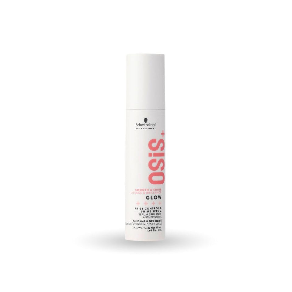 OSiS+ front packaging showing bottle and label, highlights compact design