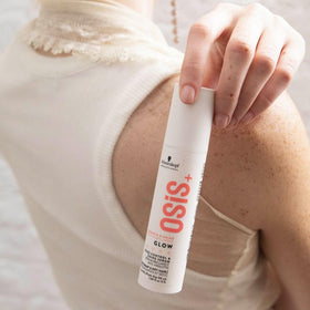 OSiS+ in daylight on styled hair showing added shine and polish