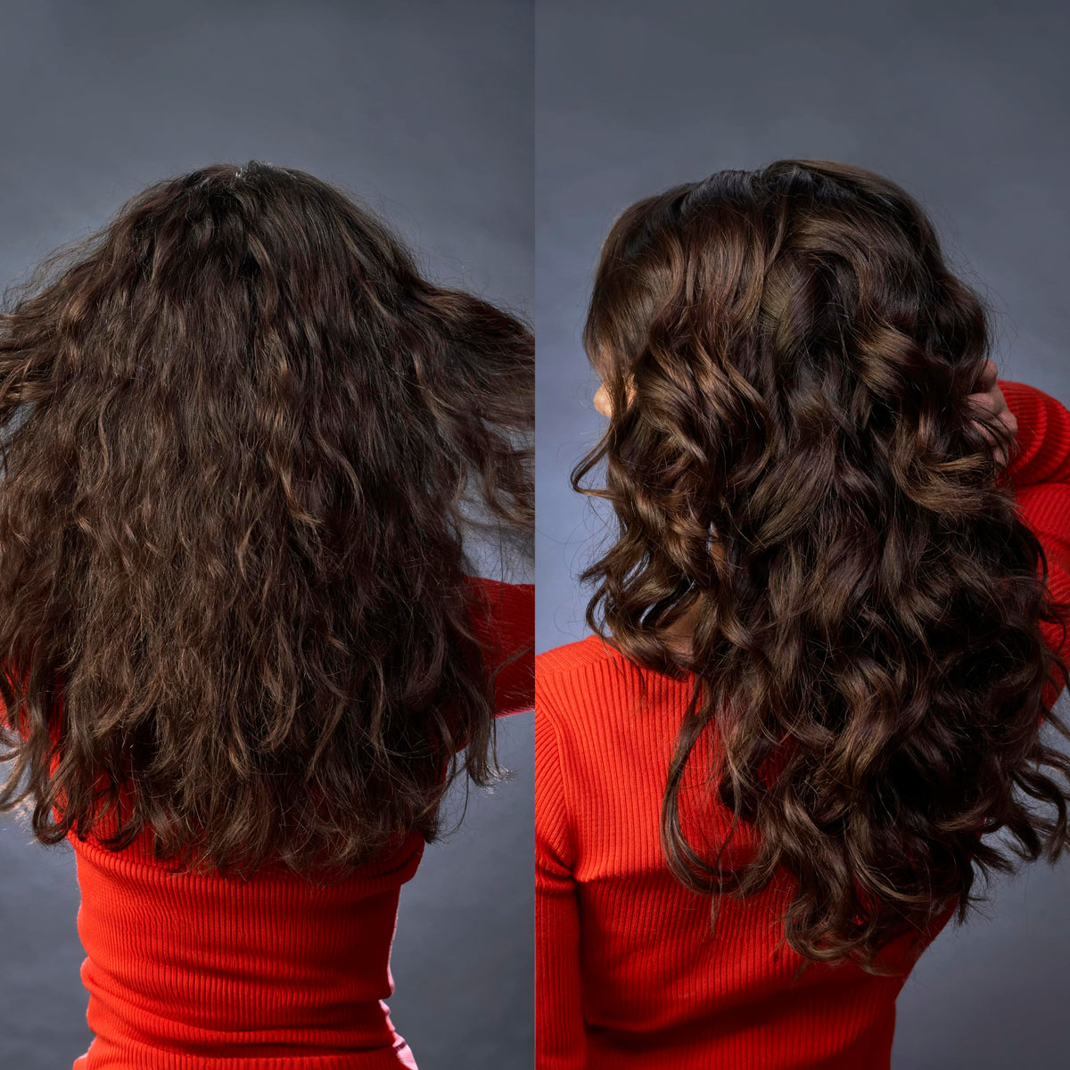 OSiS+ used on dry hair for quick touch-up and flyaway control