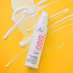 OSiS+ serum texture on hand showing lightweight, non-greasy finish