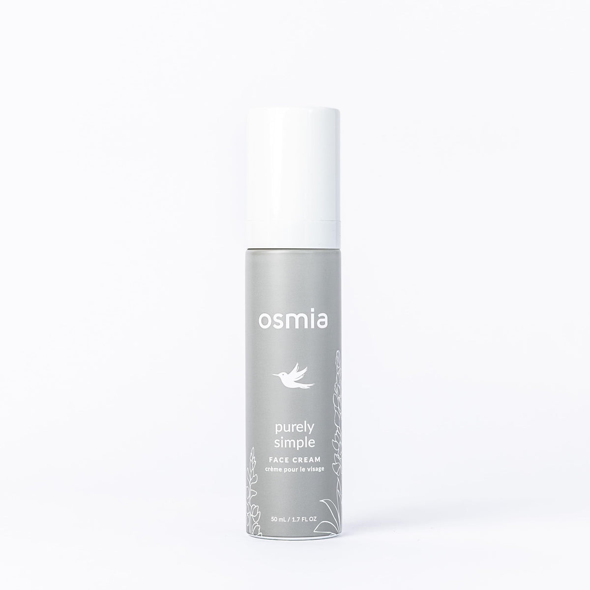 Osmia open jar revealing creamy texture for gentle hydration benefit