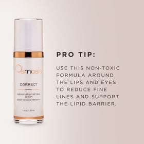 OSMOSIS before and after texture comparison showing visible smoothing benefit