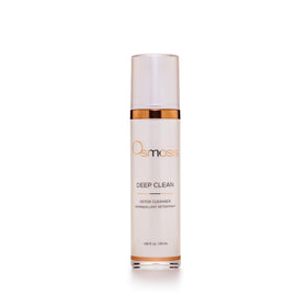 OSMOSIS front packaging of Deep Clean face wash showing product benefits
