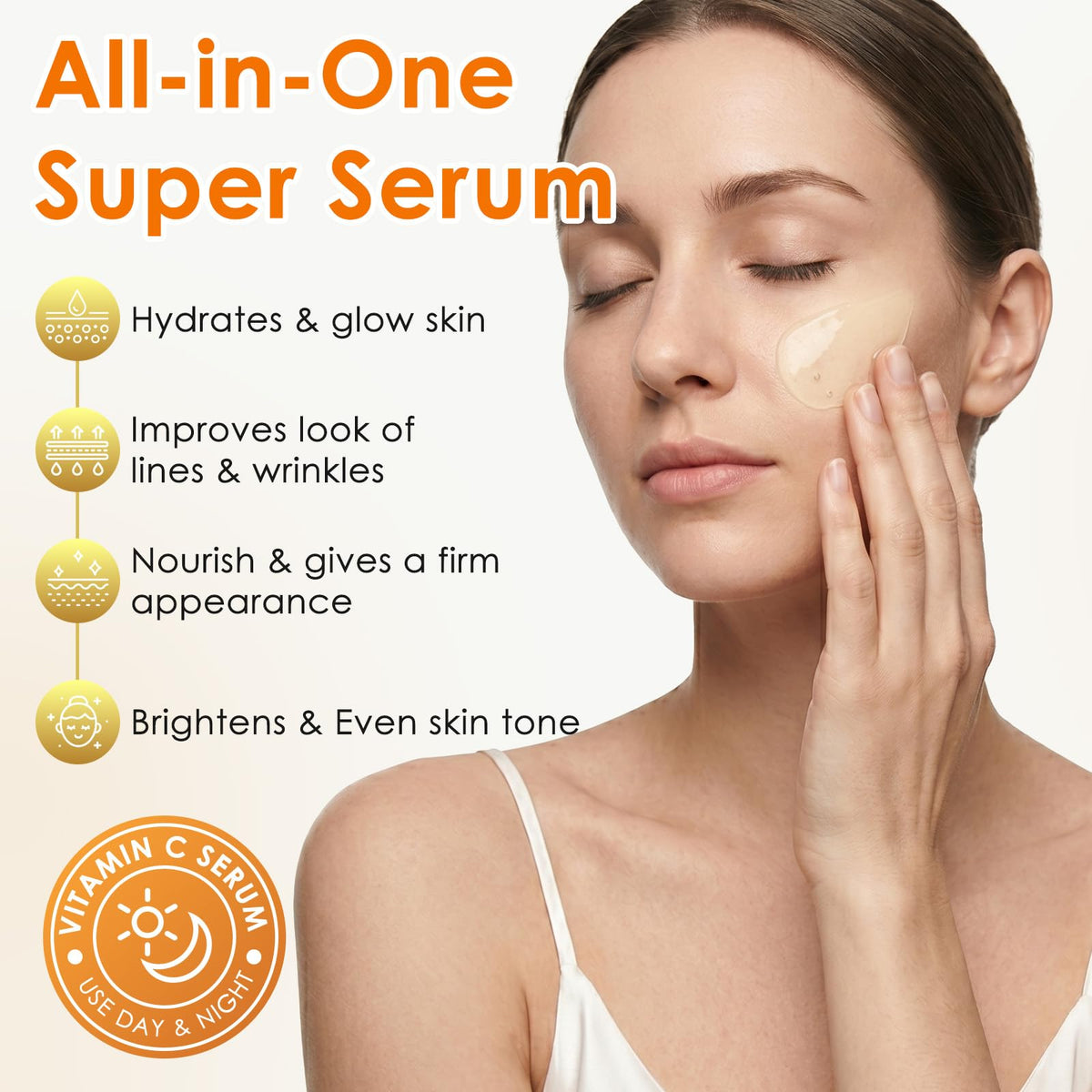 Ossjds serum dropper dispensing a clear drop, demonstrates easy application
