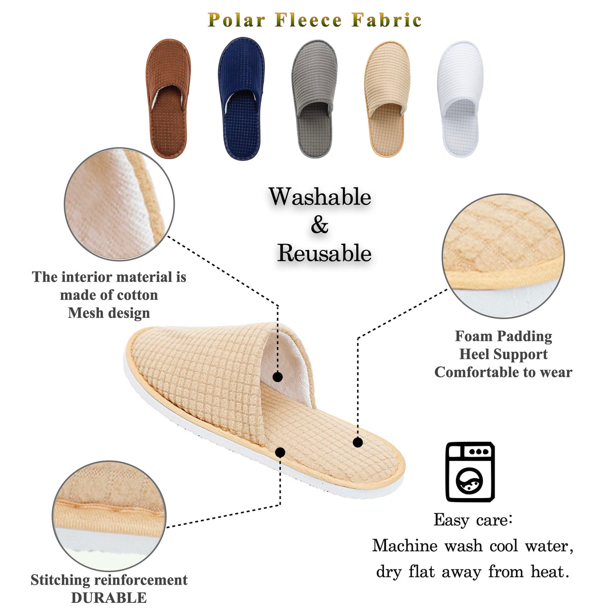 OSTADARRA slippers in bathroom showing safe traction on wet floors