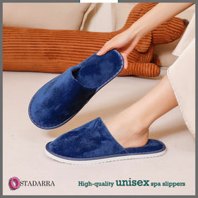 OSTADARRA slipper on bathroom tile illustrating slip-resistant use