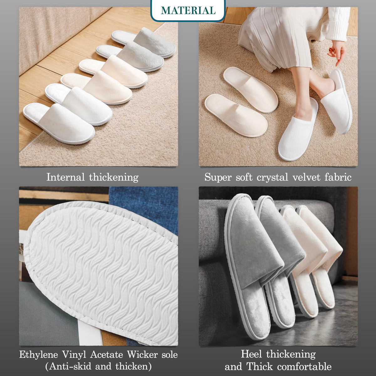 OSTADARRA pair in individual bag for hygienic guest presentation