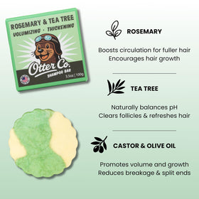 Otter co close-up of bar texture showing handmade finish and concentrated formula benefit