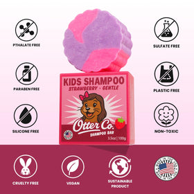 Otter Co. ingredients label close-up showing organic plant-based components