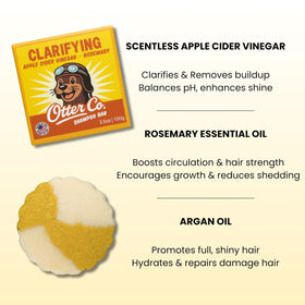 Otter co. close-up bar texture highlighting apple cider vinegar benefit for cleansing