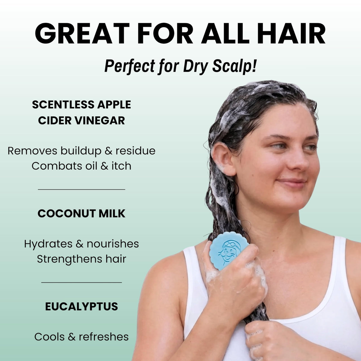 Close-up of Otter co bar texture showing creamy ingredients and conditioning benefit
