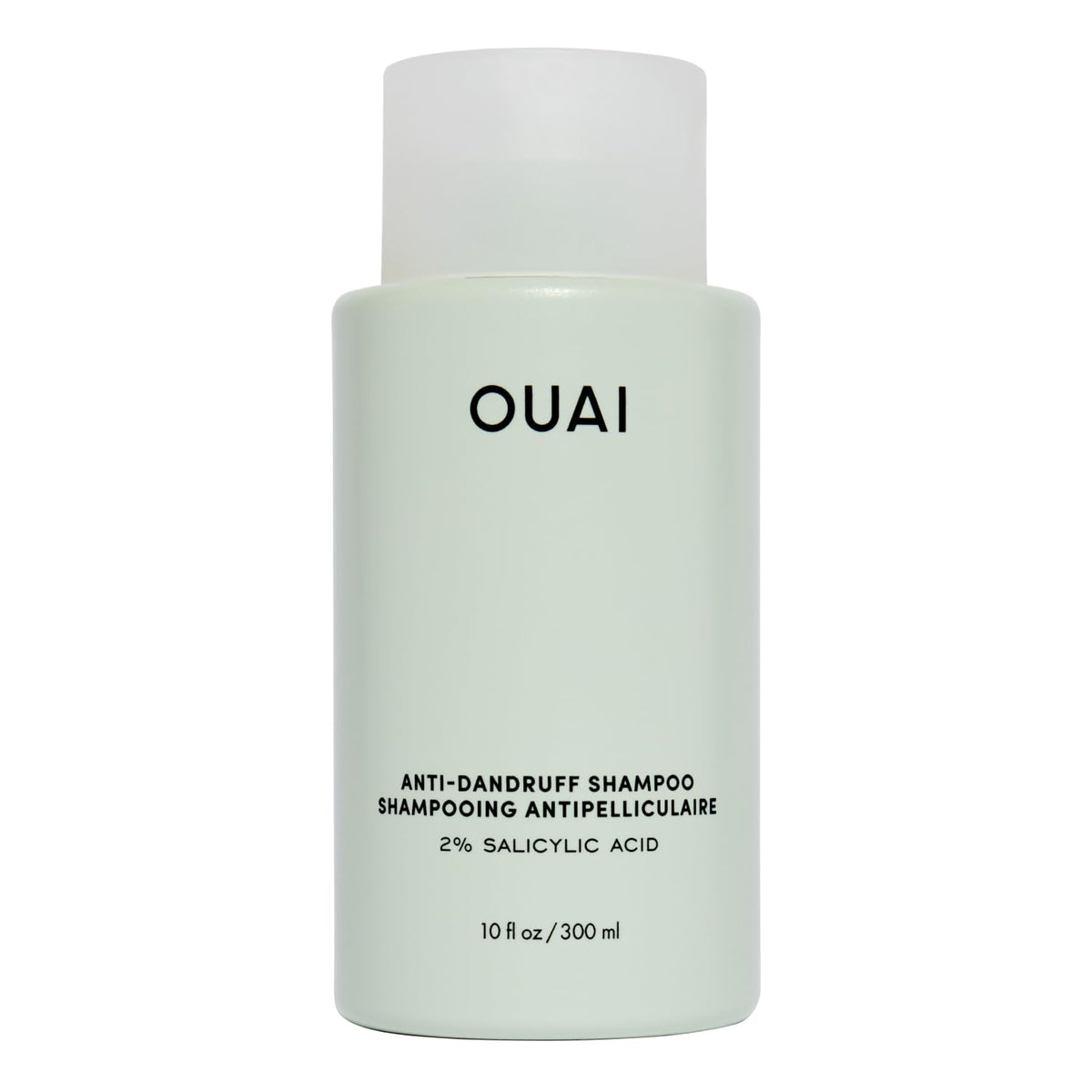 OUAI front bottle showing product label and clean design benefits clarity