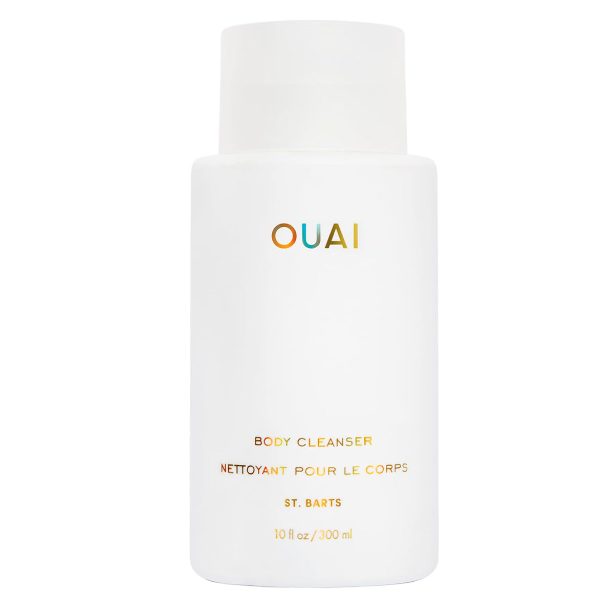 OUAI front packaging shows bottle and label, clear product identity and luxury