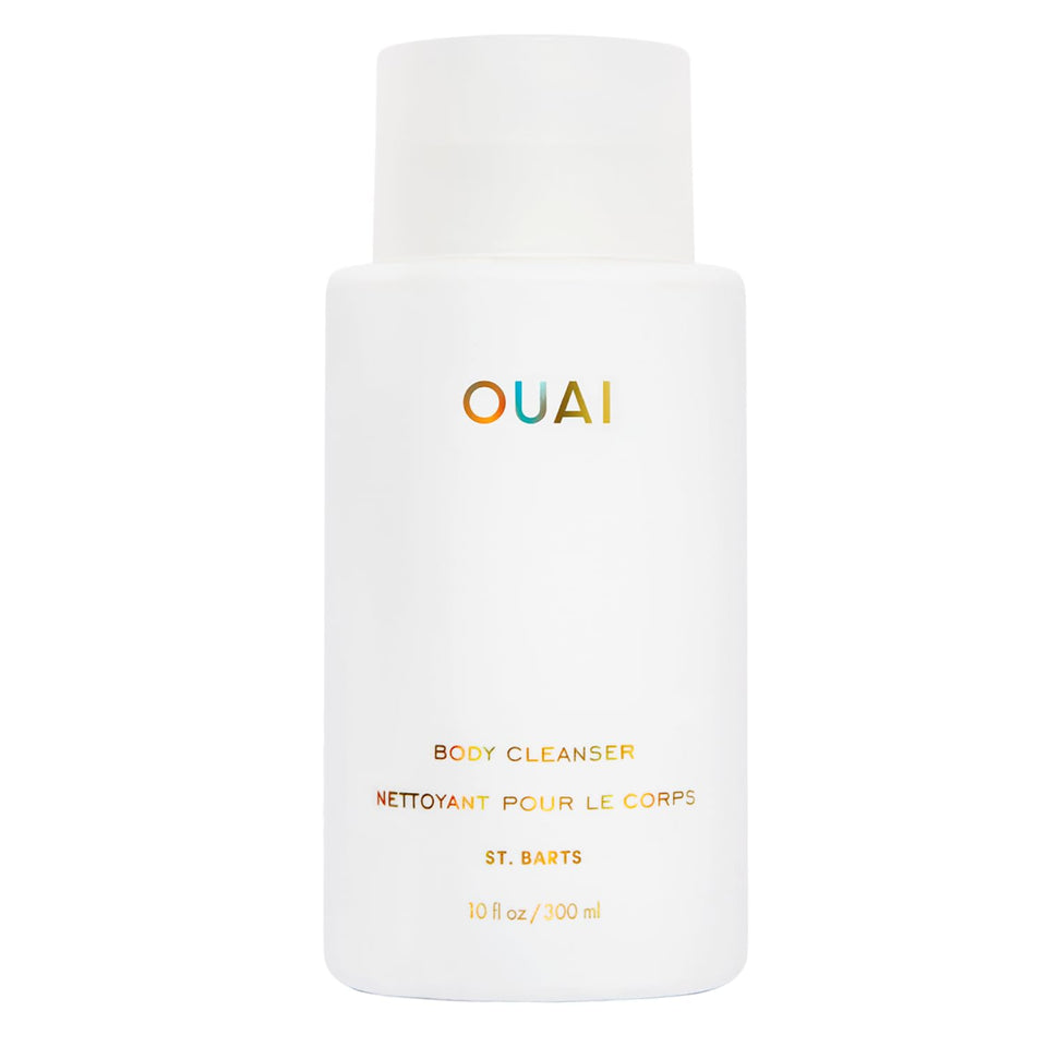 OUAI front packaging shows bottle and label, clear product identity and luxury
