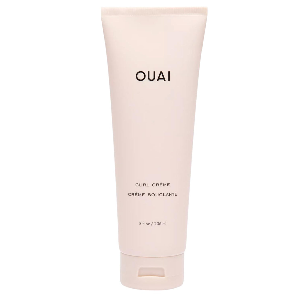 OUAI curl cream front bottle showing branding and size for easy selection