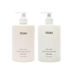 OUAI front packaging showing both Dean Street bottles and clear branding for shelf appeal