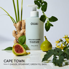 OUAI detox creamy lather texture demonstrating gentle deep cleansing