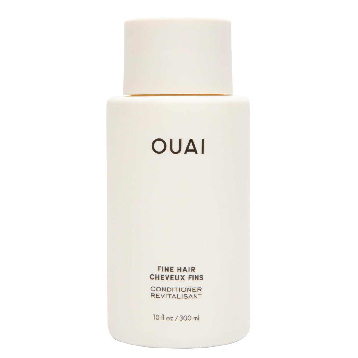 OUAI front bottle showing packaging and volumizing promise