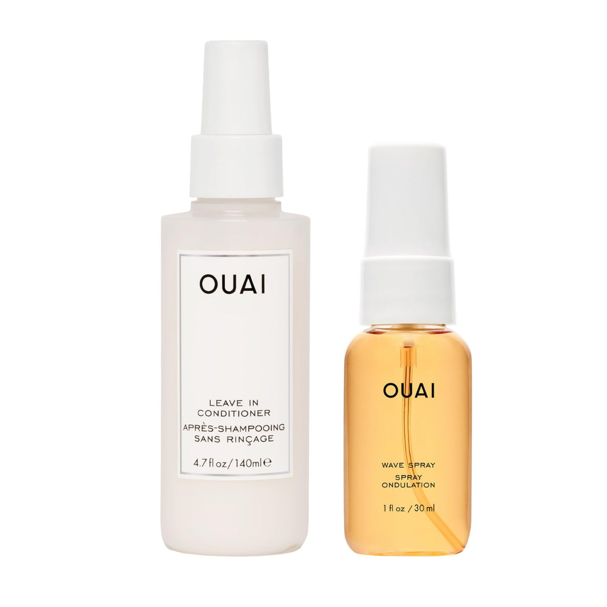 OUAI front packaging bundle showing both bottles and benefits