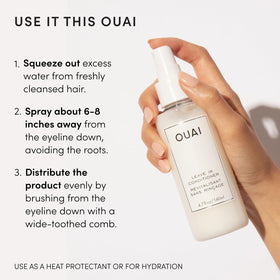 OUAI tamarind and vitamin E ingredients visual suggesting hydration benefits